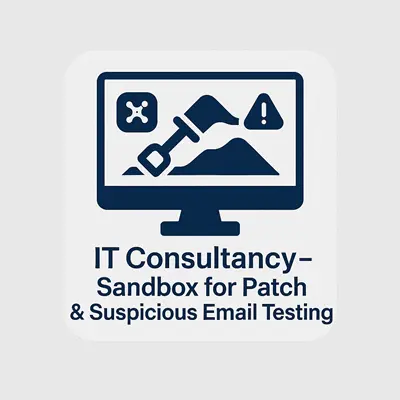 IT Consultancy – Sandbox for Patch & Suspicious Email Testing